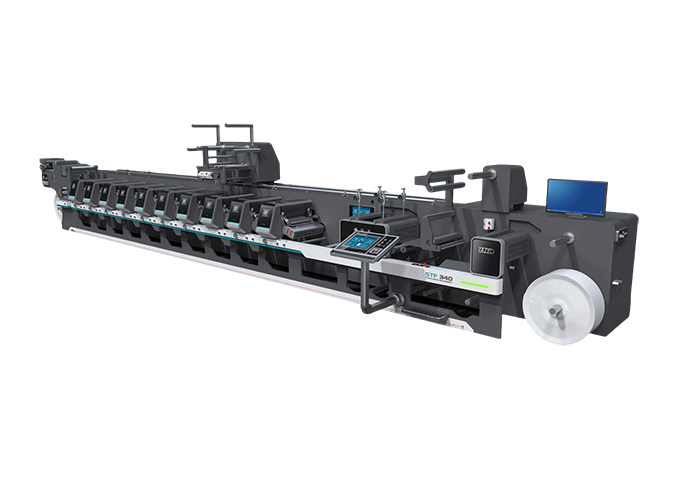 太阳机械将展出STF-340/STF-440系列机组式柔版标签印刷机